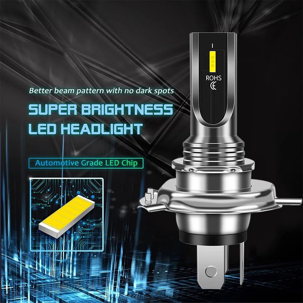 Car fog light bulb H4 lamp fog light headlights led diodes lamps  lights bulbs super bright motorcycle bulbs white fog lights
