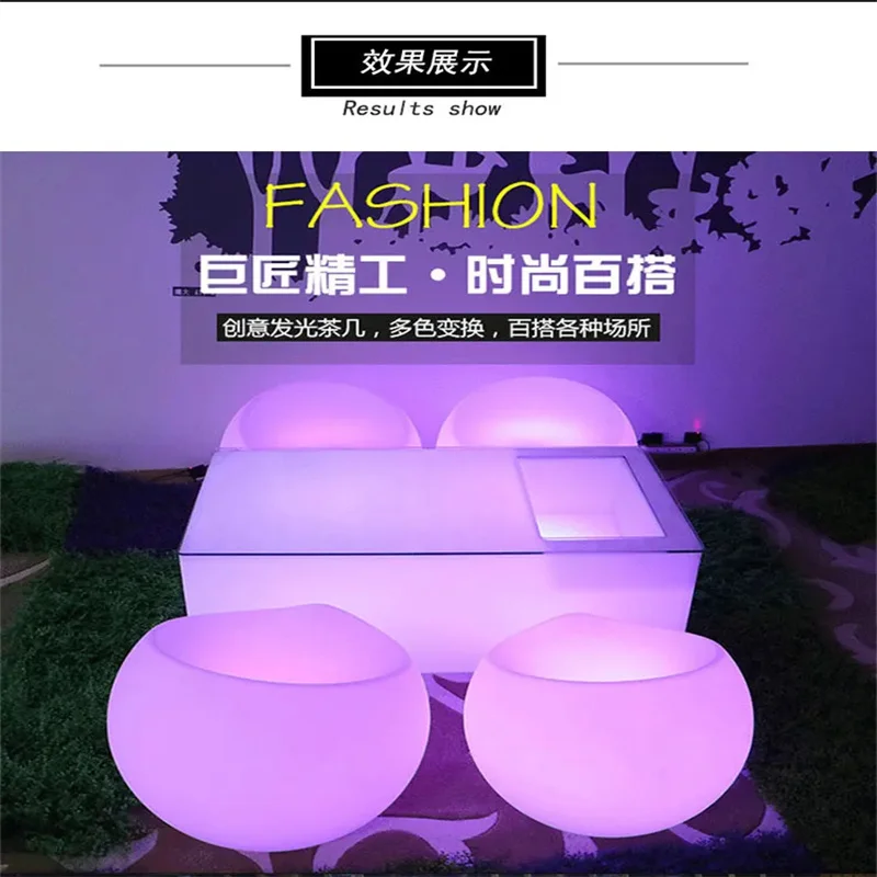 Led Sofa Tea Ktv Bar, , Chair, Outdoor Leisure Card Seat, Bar Table, Combination Lighting Furniture