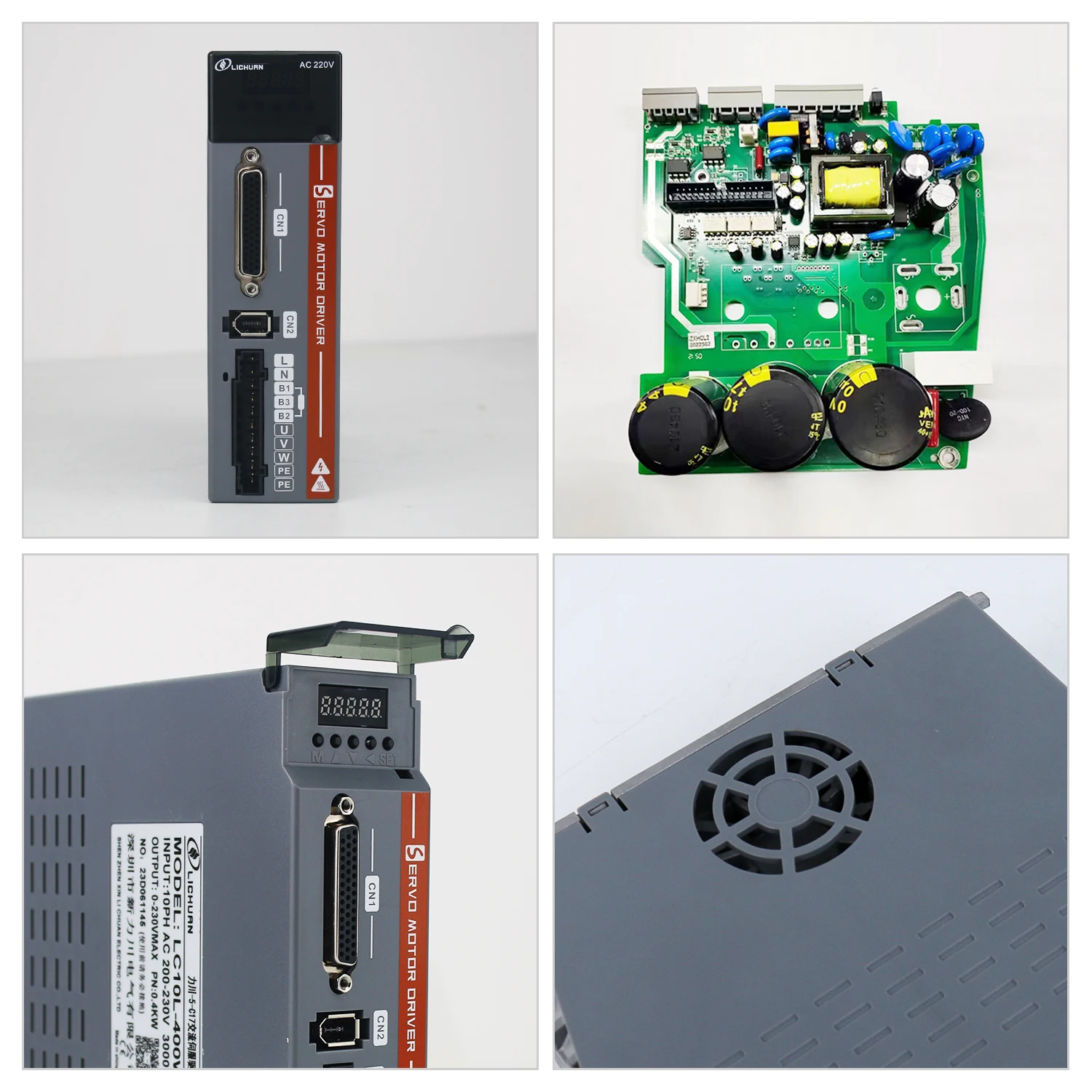 Lichuan CNC 로봇 기계용 AC 서보 모터 드라이버 키트, 드라이버 포함, AC 서보 모터, 220V 3000RPM A5, 200W, 400W, 600W, 750W, 1000W