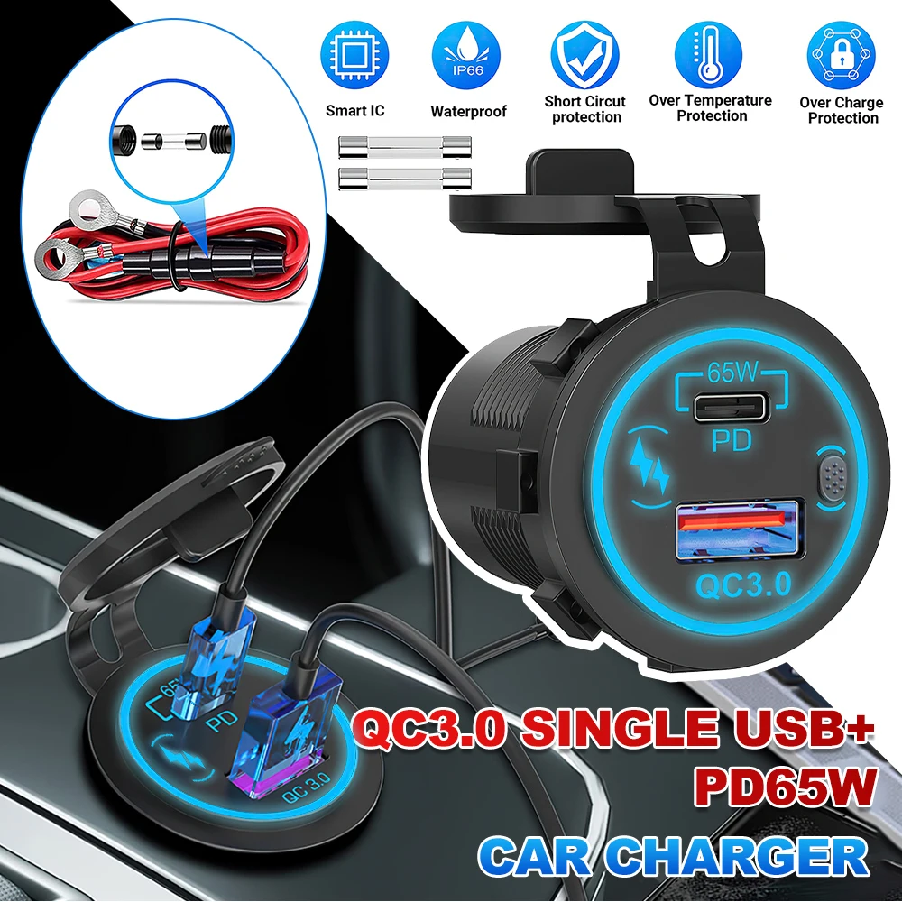 Car Charger USB Fast Charge