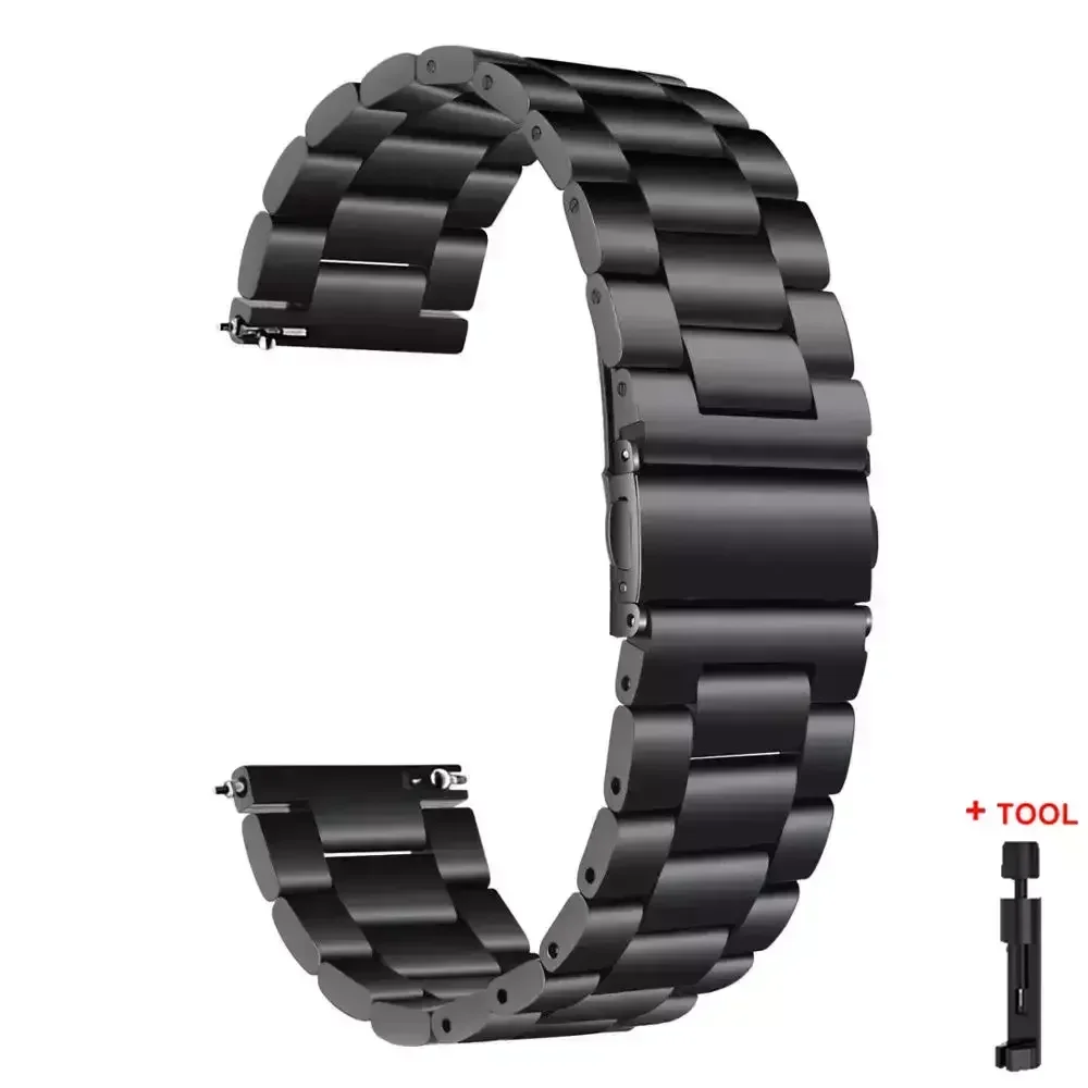 Stainless Steel Metal Watchband Bracelet Replacement Strap