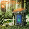 30MP 2K Solar Panel Hunting Camera Infrared Night Vision Monitoring Wildlife Trap Trail Camera Video Photo Recorder Cam 5
