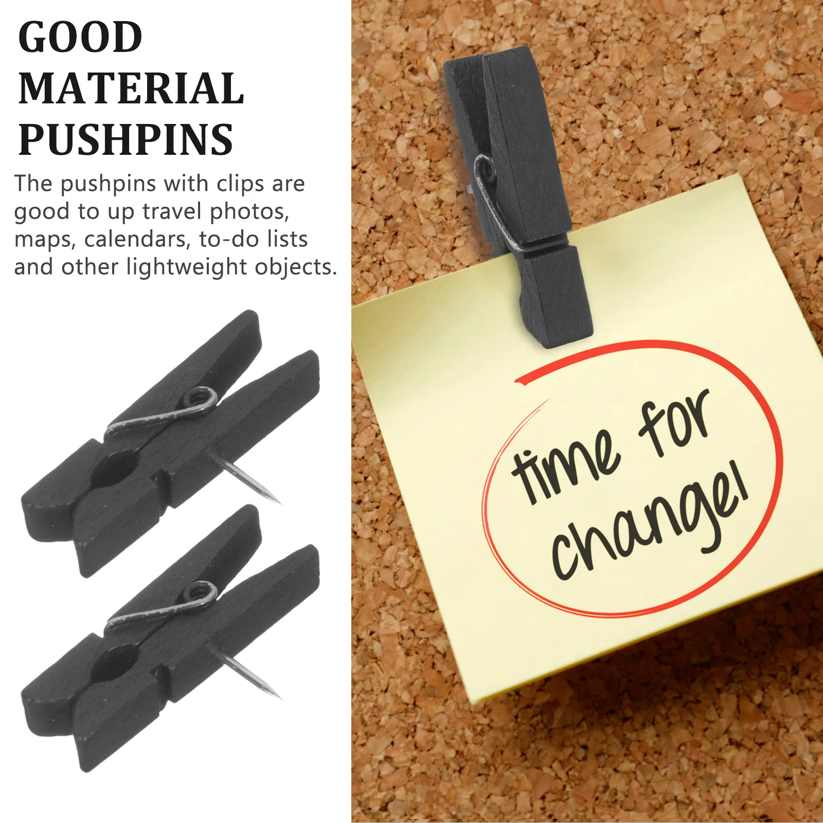 Message Board Thumbtack Clip Tacks 50 Pcs Decorative Metal Wooden Crafts Push Pins