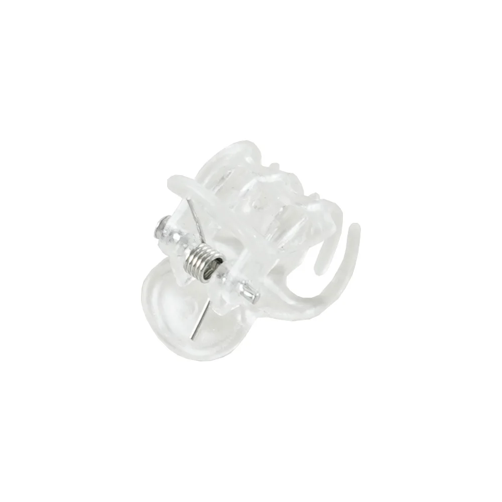 30-1000PCS Transparent 6 Claws Orchid Clips Plastic Butterfly Flowers Support Clear Fixer for Garden Vine Stem Plants Climbing plant clips plastic plant clips