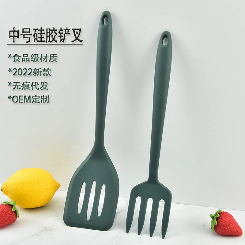 Spatulas For Nonstick Cookware Stainless Steel And Silicone Turner For Eggs  Steak Heat Resistant Kitchen Cooking Flipper Utensil - Utensils - AliExpress