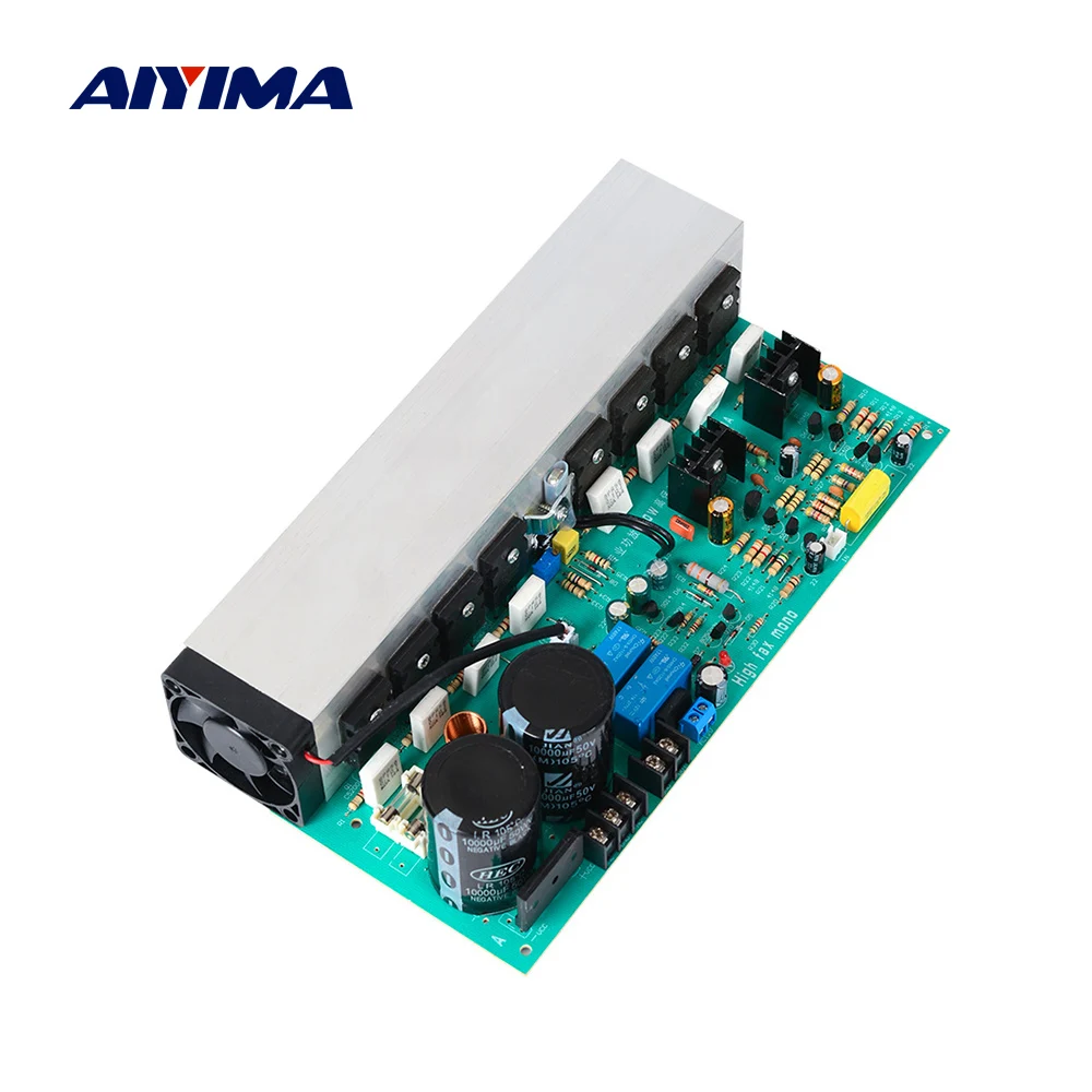 

AIYIMA 800W Power Amplifier 2SA1943/2SC5200 Professional Audio Amplifier Mono Sound Amplificador Home Amp DIY Passive Speaker