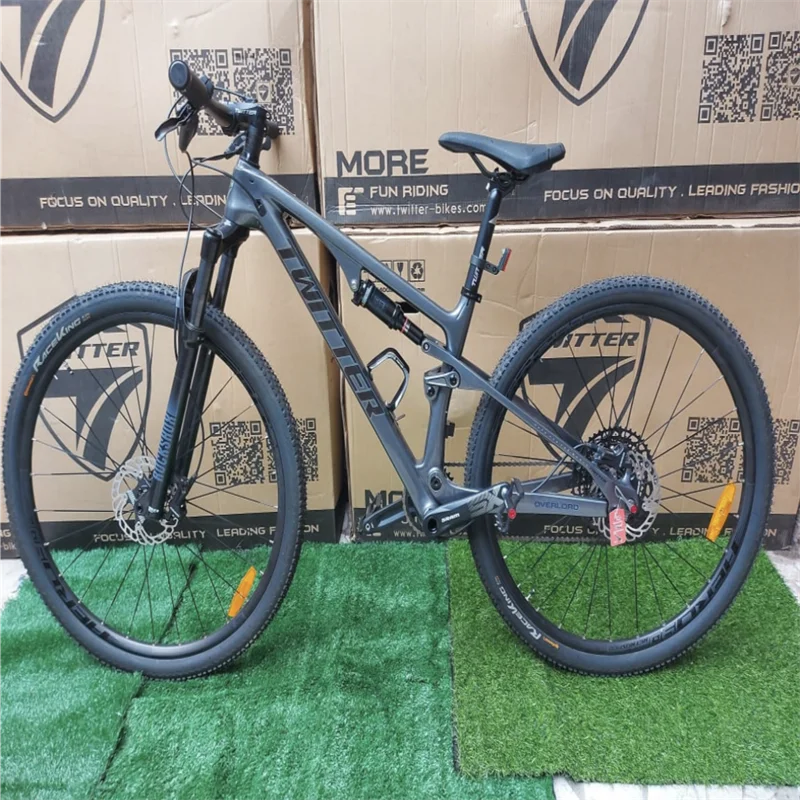 Twitter-Freno A Disco Idraulico Full Suspension Telaio Per Mountain Bike In Fibra Di Carbonio, Gx Eagle-12S, 27.5 ", 29", Mt200