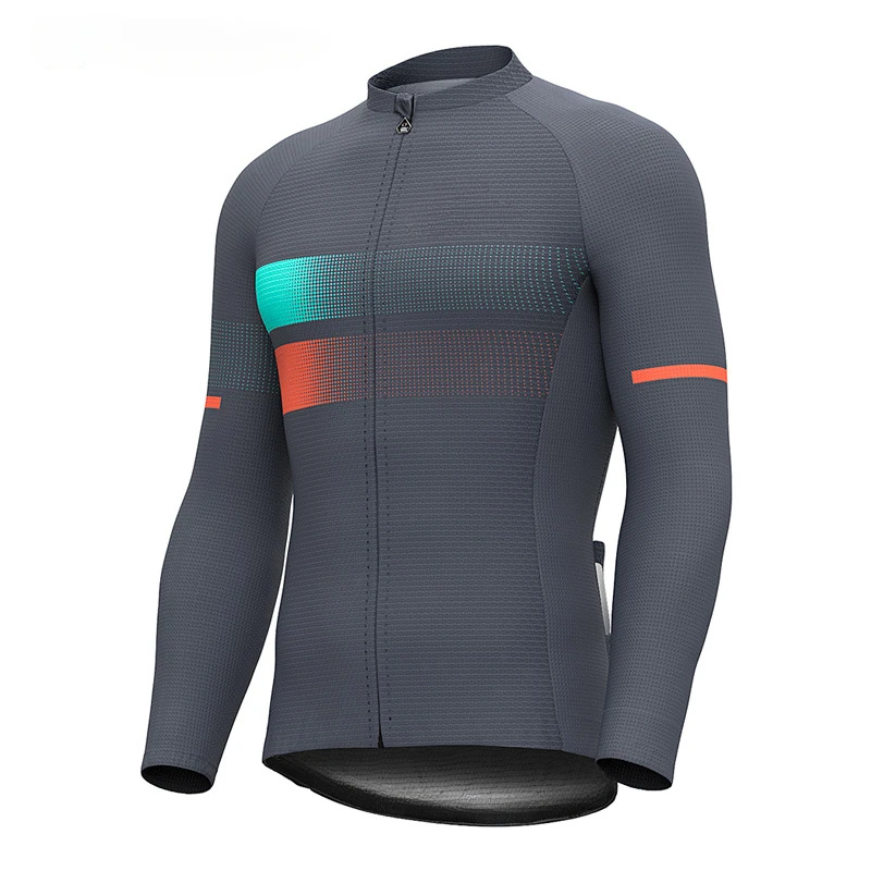 Summer Cycling Long-sleeved Breathable Cycling Clothing Top Men's Thin Long-sleeved Cycling Jersey 3