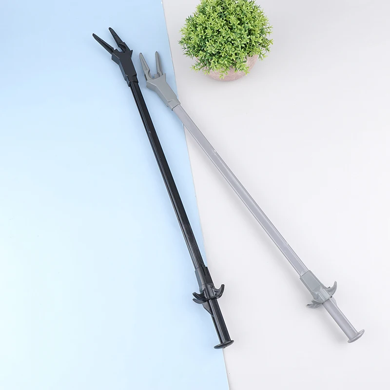 1pc Kunststoff Wasser Pflanze Pflanz clip Fütterung super lange Gras Pinzette Pflanzen Aquarium Aquarium Reinigungs werkzeug – Detail 7