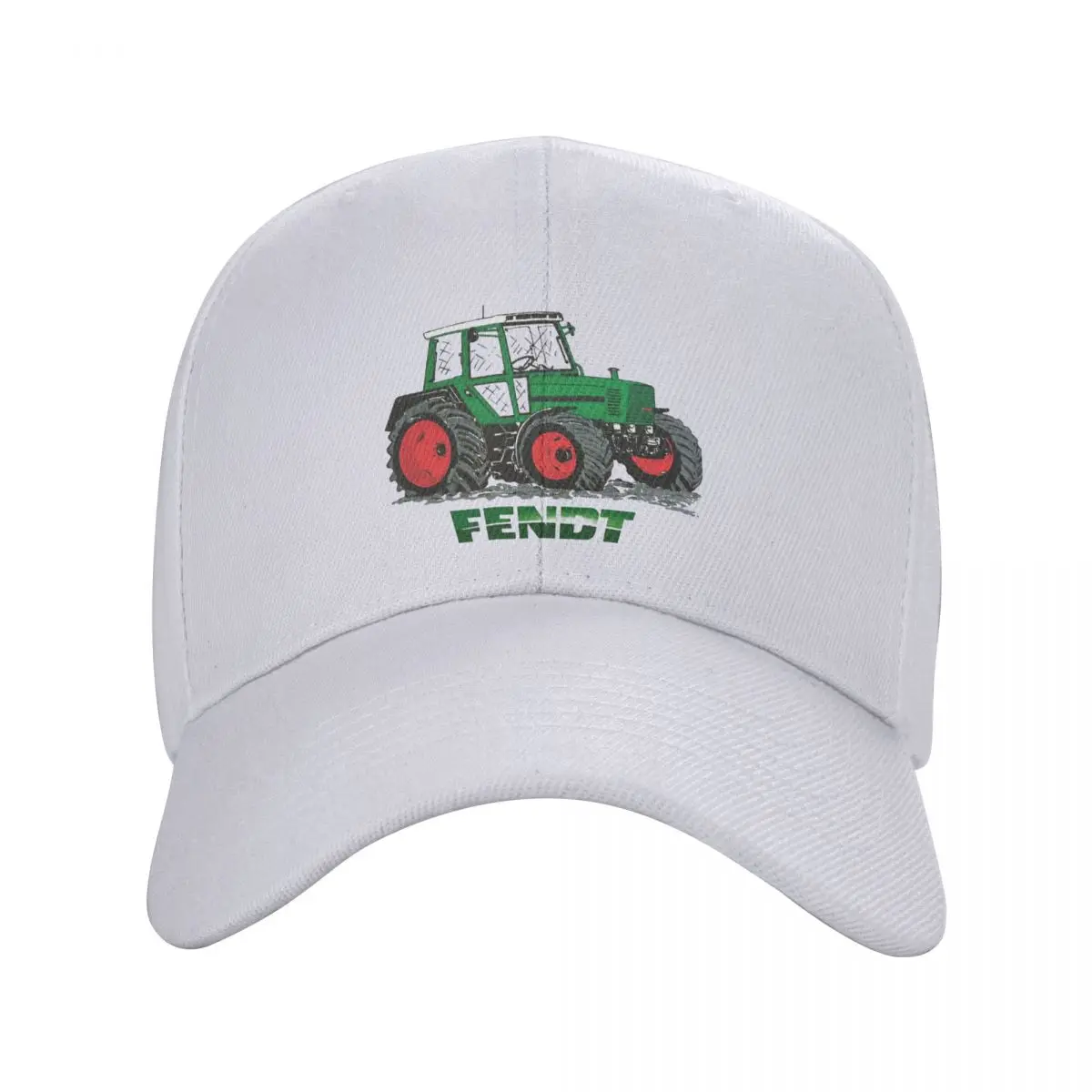 Gorras de béisbol con visera Fendt, color verde puro, para papá, para mujer