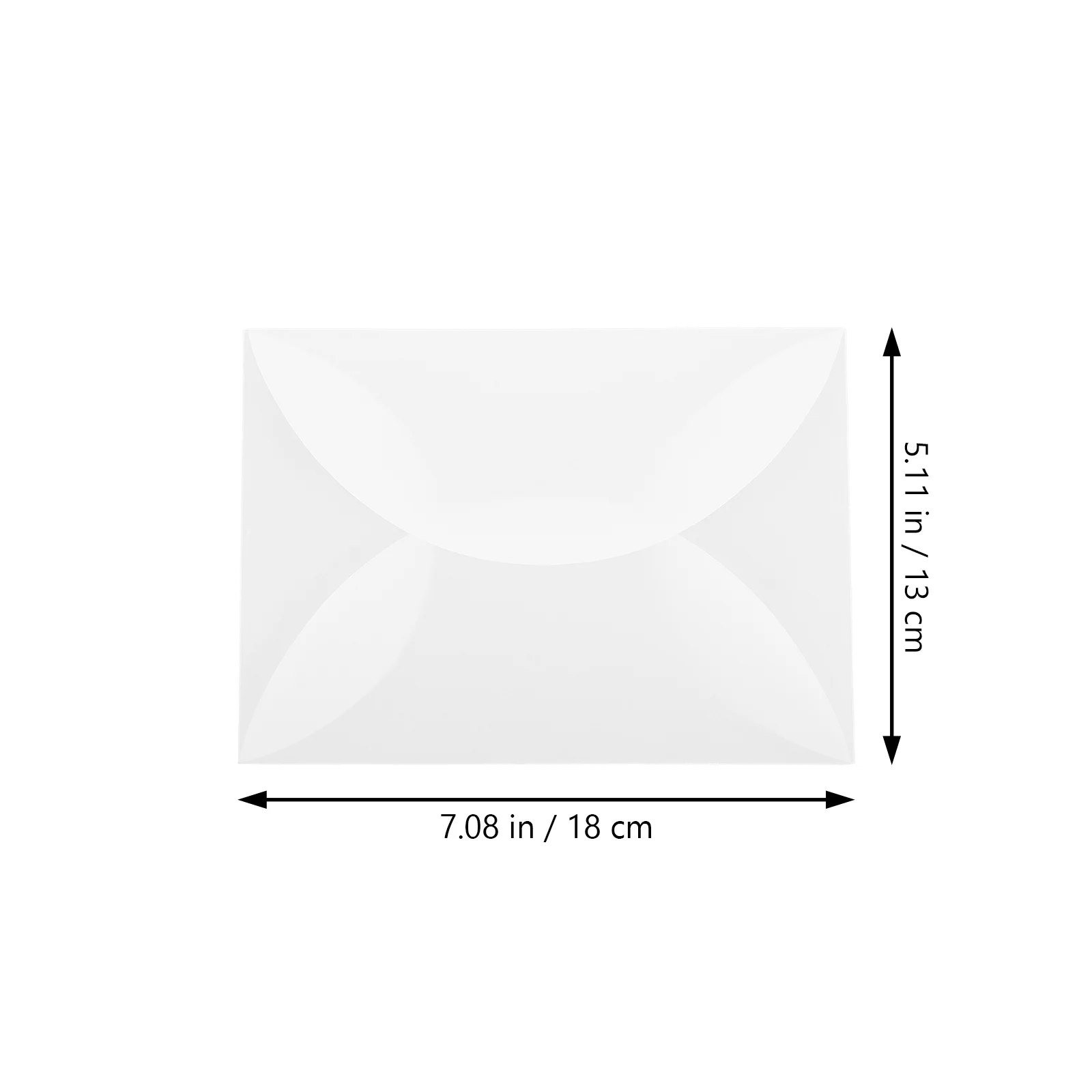 5x7 White Postcard Envelopes For Invitations 18x13cm Invitations Packing Storage Blank Simple Cards Envelope Wedding Party