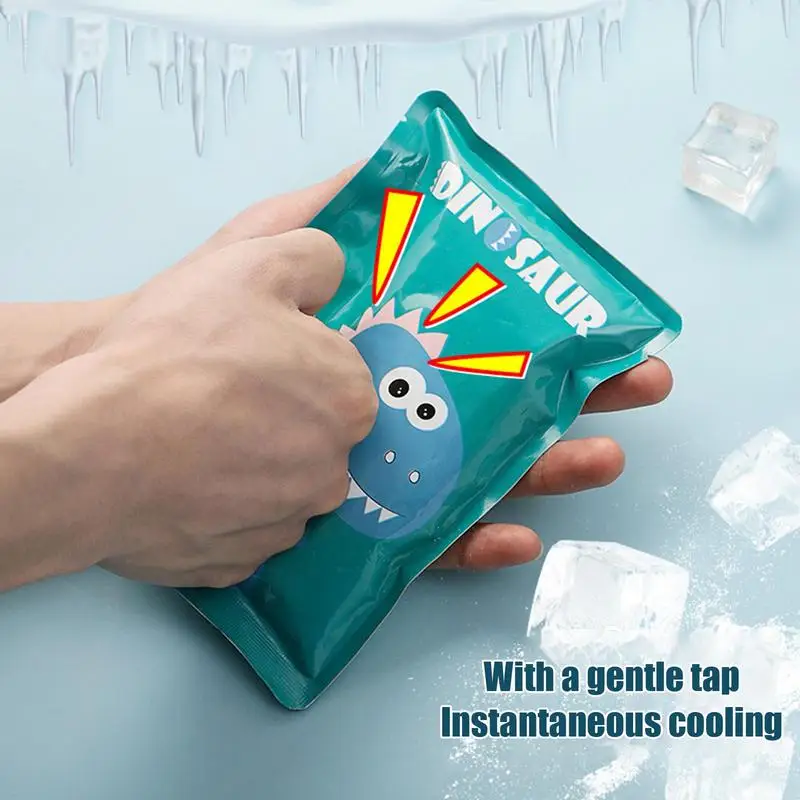 3 Pcs Gel Ice Packs Reusable Cooling Gel Pads Portable Icing Cooler Bag For Knee Shoulder Head Non Meltable Ice Cooling Packs