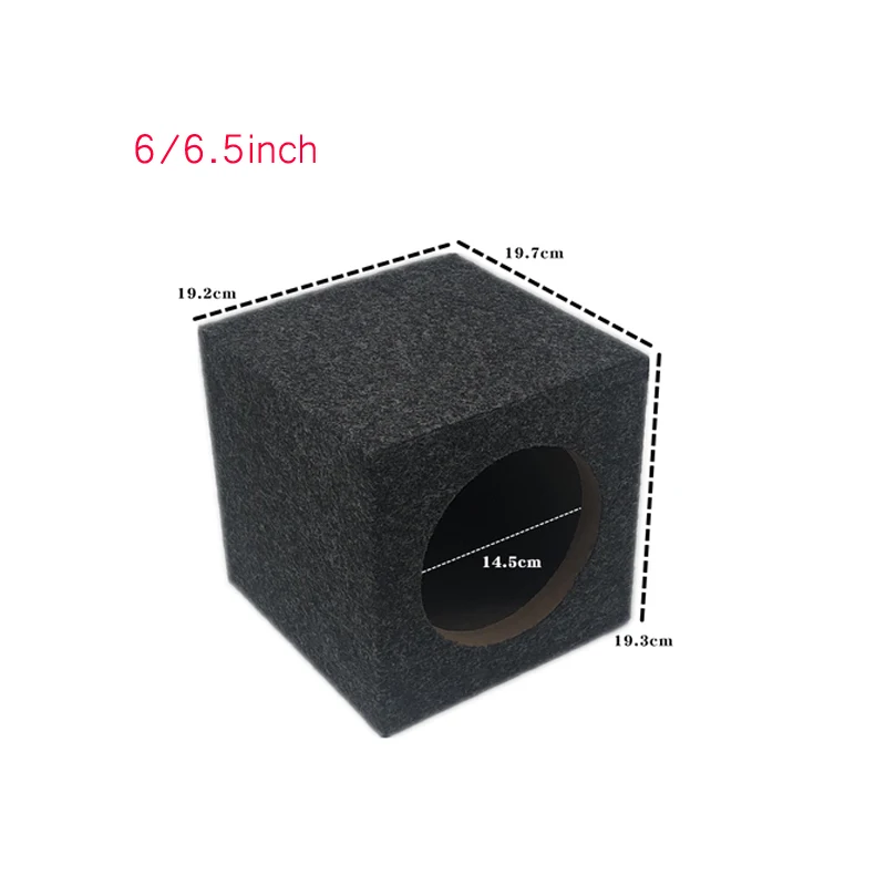 1pc 5/6/6.5 Inch 165mm Car Audio Wooden Box Modified  Subwoofer 150W Auto Home Passive  Speaker  Enclosure