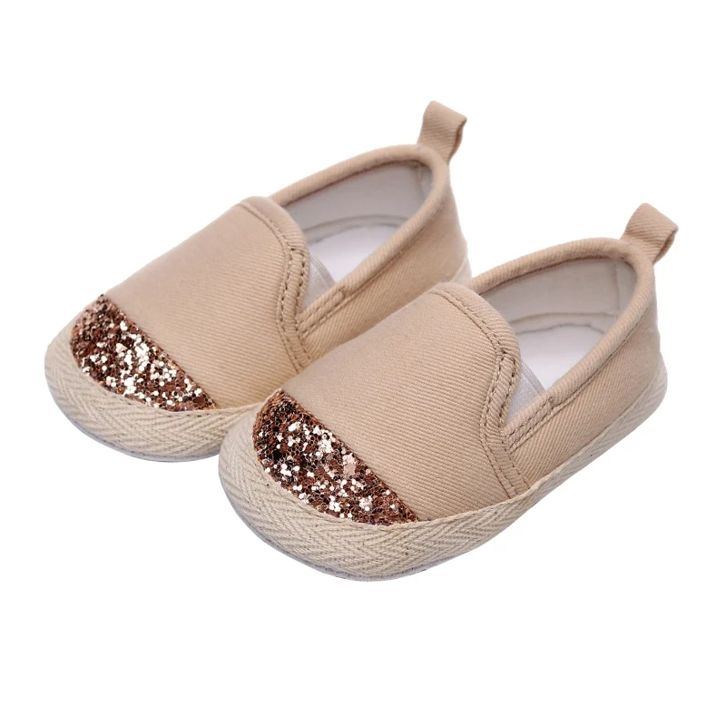 Infant Baby Boys Girls Plaid Patchwork Canvas Sneaker Soft Anti-Slip Casual Shoes Slip-on Newborn First Walkers Crib Shoe 0-18M