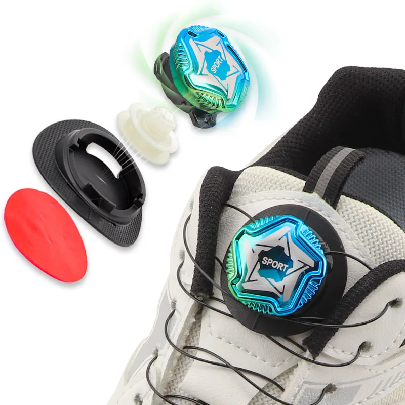 

Automatic Shoe Laces Sneakers Colourful Swivel Buckle Shoelace Without Ties Adult Kids Lazy No Tie Shoelaces Shoes Accessories