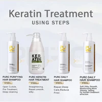 PURC Daily Shampoo Hair Scalp Cleaning Treatment Keratin Post-straightening Shampoo 300ml 4