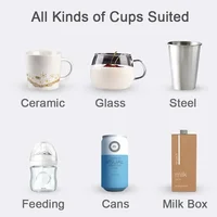 New Coffee Mug Warmer for Milk Tea Teapot Electric Heating Cup Plate High Temperature 80 Degree Celsius for Home Office Desk Use 2