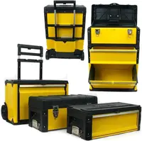 3-in-1 Chest for Workshops and Craft Rooms - Foldable Comfort Handle and Latches 1
