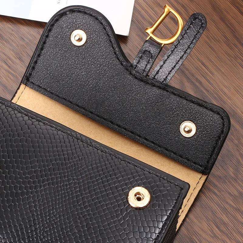 2022 new small card holder for women, exquisite, high-end, compact, multi-card slots, accessible luxury, popular niche design...