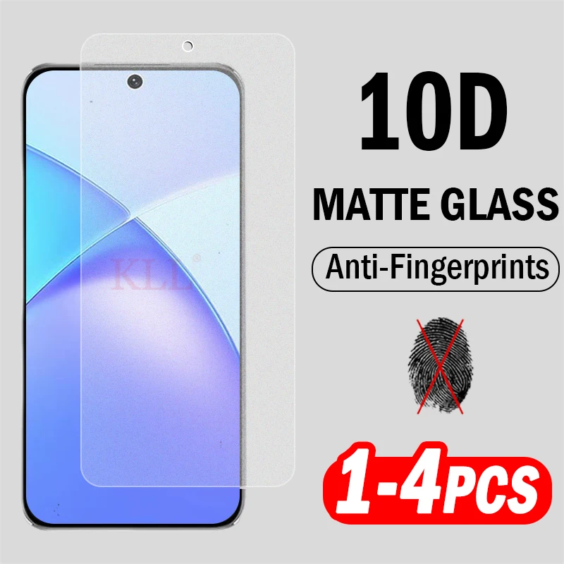 10D Anti-Fingerprint Matte Tempered Glass Screen Protector with HD Protective Film