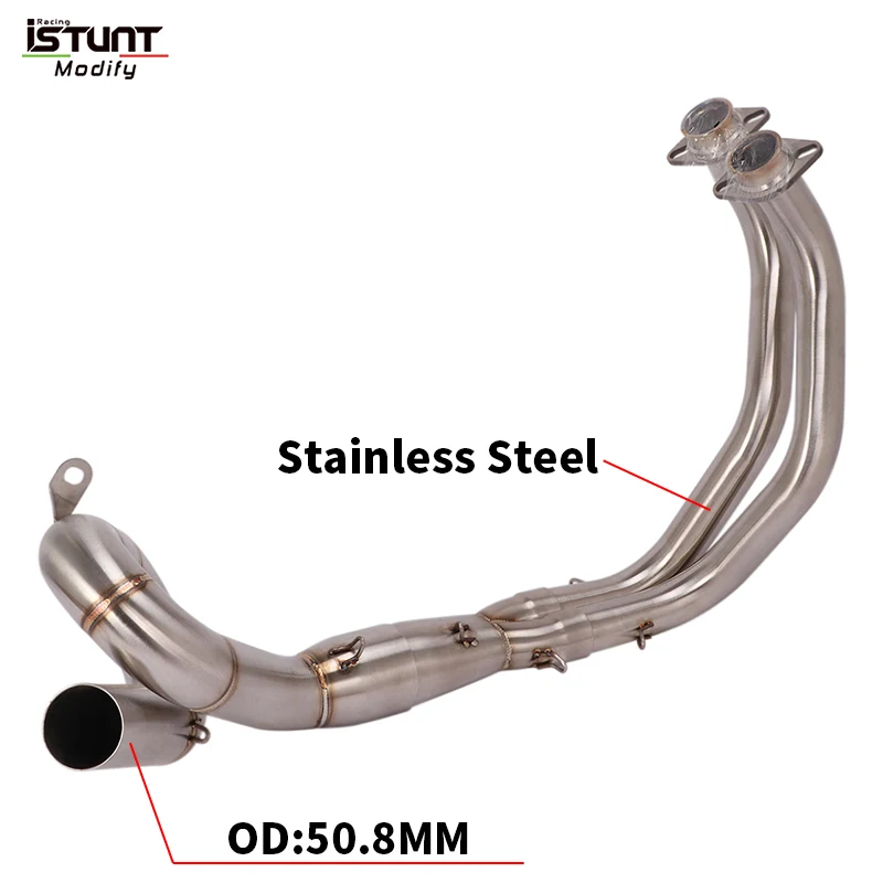 For Yamaha MT 07 Mt-07 FZ 07 XSR 700 2014 - 2021 Motorcycle Exhaust Full System Escape Front Link Pipe Motocross With DB Killer - Image 5