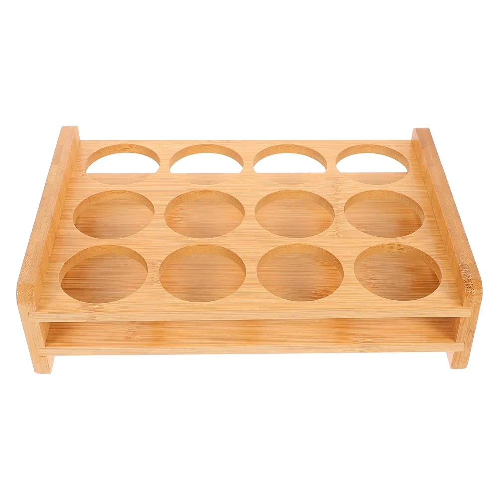 Shot Glasses Set Shot Glass Tray Holder with 12 Holes Serving Stand Organizer for Tequila Whiskey Brandy-Party Club Bar