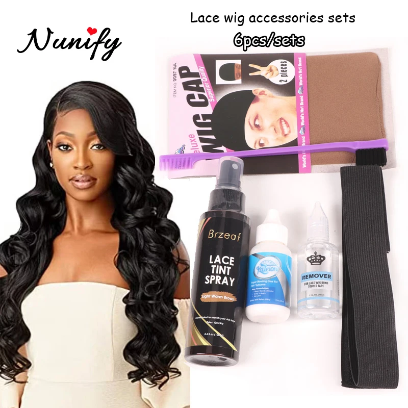 Lace Tint Spray For Wigs Frontal Edge Elastic Band Lace Wig Glue