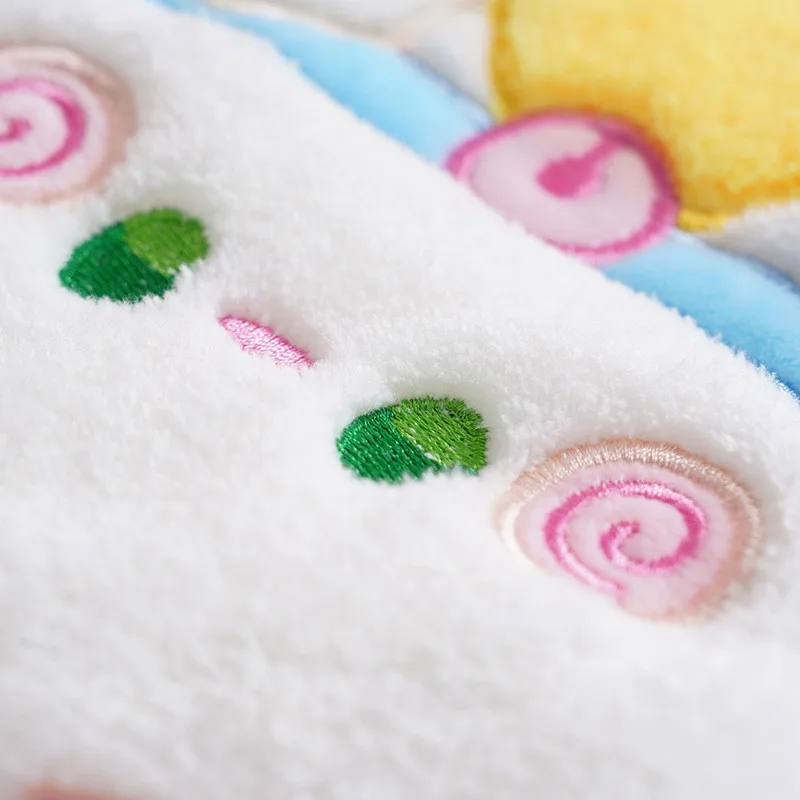 Description Picture 5 of itemCute Cat Hand Towel Quick Drying Kitchen Cleaning Rag Coral Velvet Cartoon Animal Absorbent Bathroom Hanging Towel Home Supplies