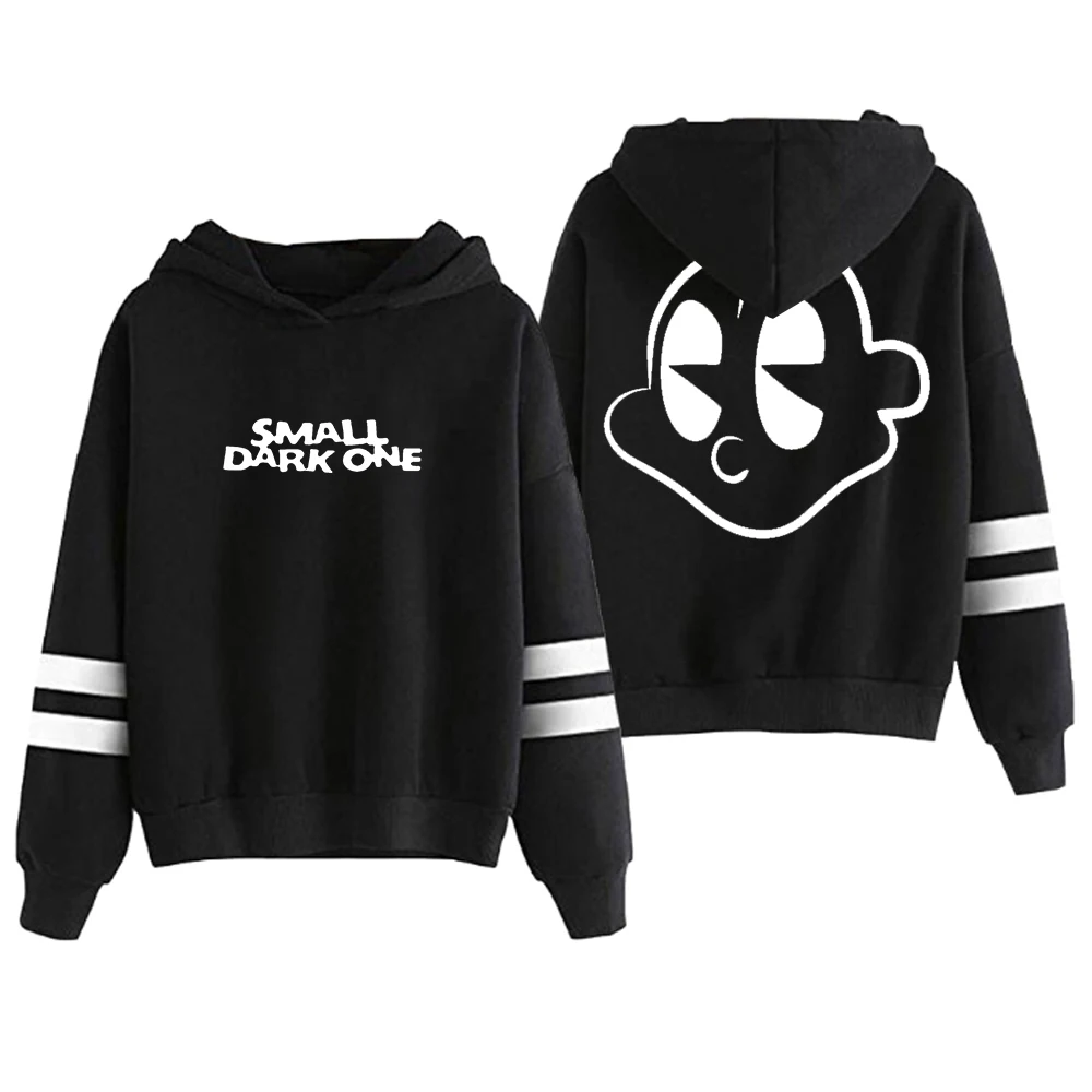 

Lil Darkie Small Dark One Merch Hoodie Hip Hop Rapper Pocketless Parallel Bars Sleeve Sweatshirts Women Men Funny Clothes