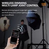 MIAOTU G230W G330W Portable LED Photography Light Fill Light 2800K-6500K Studio Baorongkou Video Light Live Studio 2