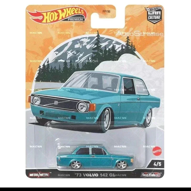 오리지널 핫 휠 프리미엄 자동차 문화 Autostrasse 차량 1/64 다이캐스트 메르세데스 벤츠 람보르기니 알파인 어린이 장난감 소년 용
