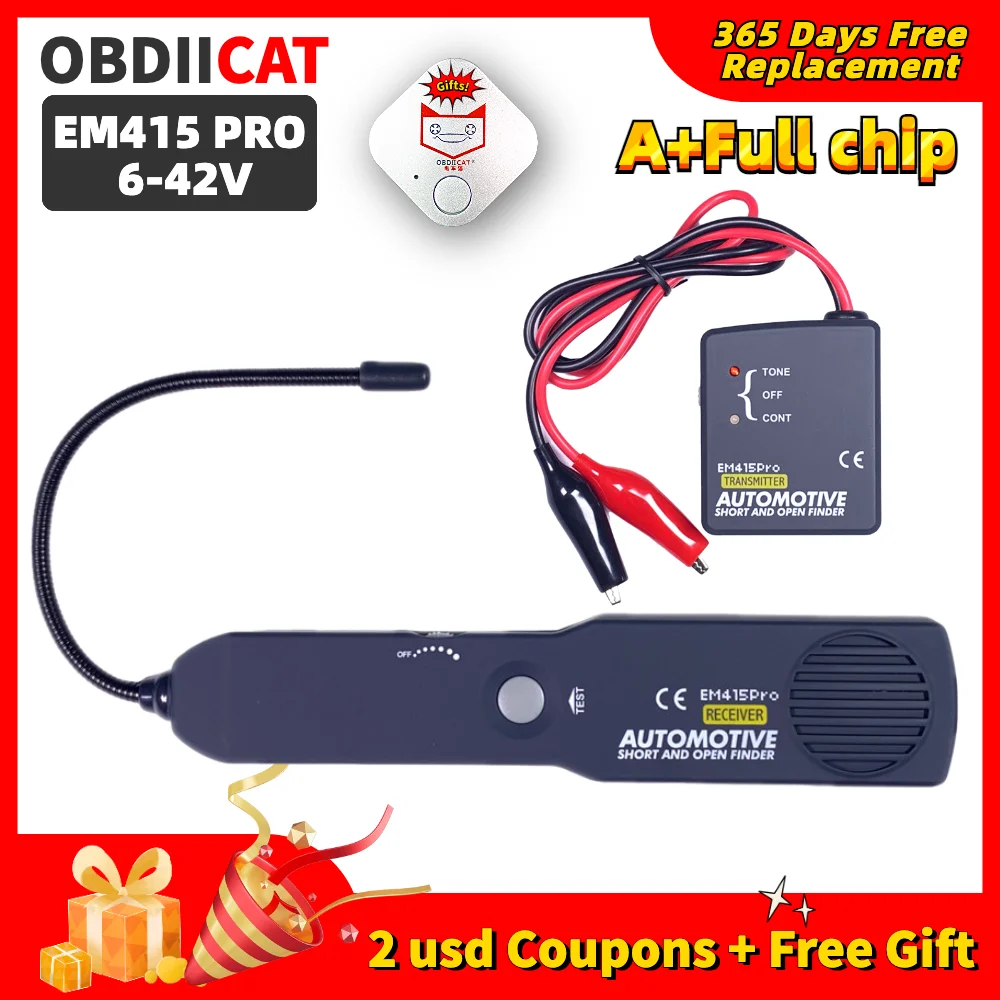 Best Automotive Short & Open Circuit Finder Tester Cable Wire Tracer Em415Pro Car Short Circuit Detector Em415 Pro Detector Track