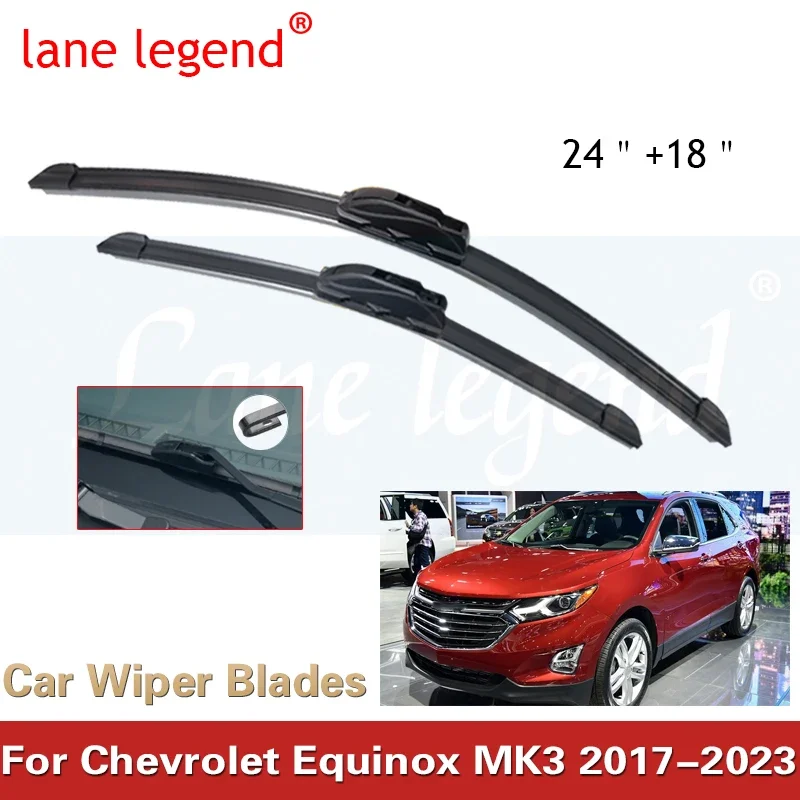 

For Chevrolet Equinox MK3 2017-2023 2019 2020 2021 2022 3rd Gen 3 Holden Accessories Front Windscreen Wiper Blade Brushes Wipers