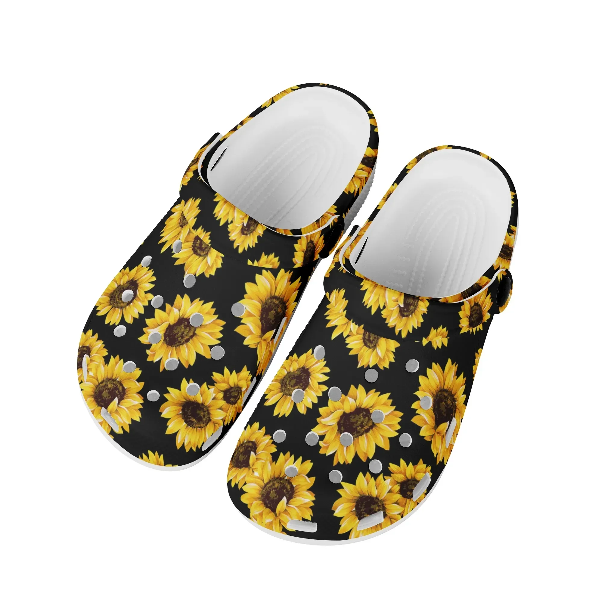 Sandals Female Fashion Sunflower Brand Designer Indoor Light Slippers Comfortable Non-slip Heel Strap Garden Shoes Slides
