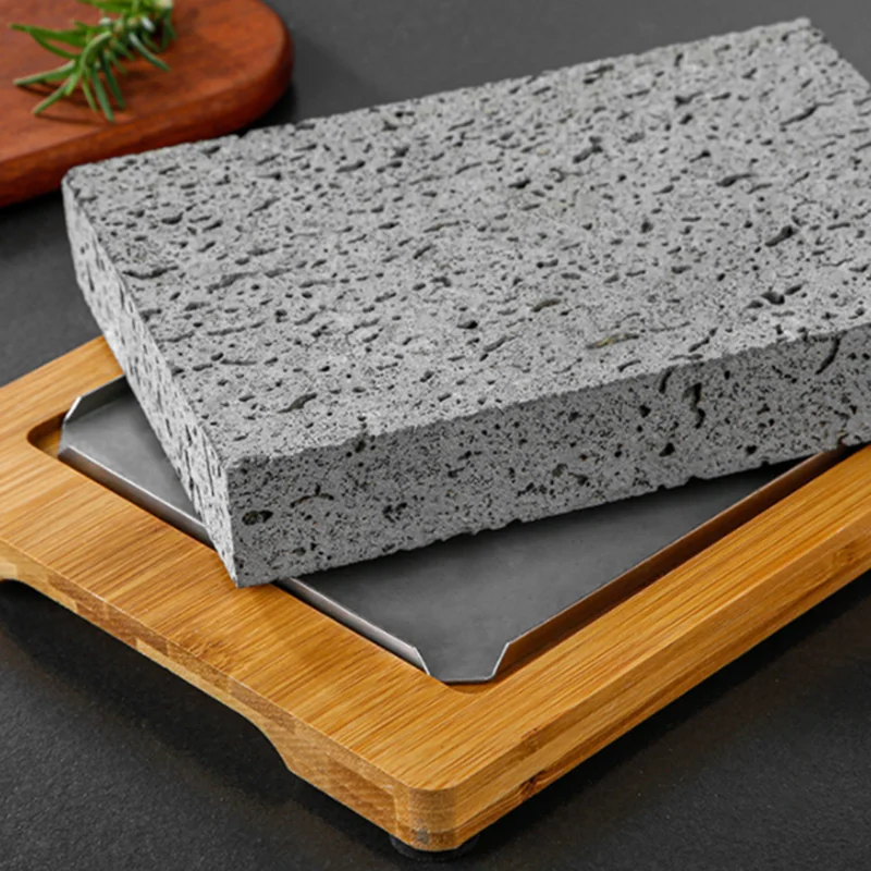 Lava Stone for Cooking - Steak Stones - Hot Rocks - Cooking Stone, Grey  Basalt Kitchen Accessories from Italy 