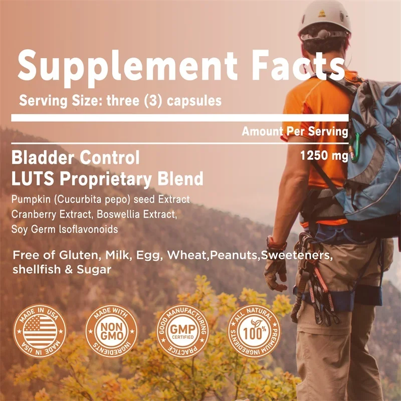 Bladder Control Supplement Supports Urinary Tract Function and Bladder Health Helping To Cleanse and Protect kidney bladder cleanse