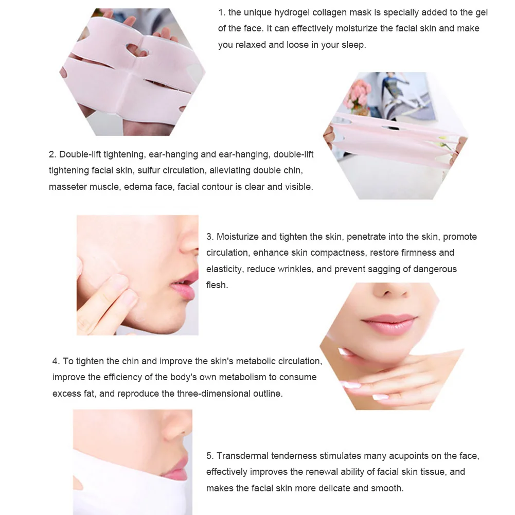 Women Face Lifting Slim Mask Facial Chin Cheek Myoedema of Lean Infants With Double Chins V Shaper Slimming Lift Up Bandage
