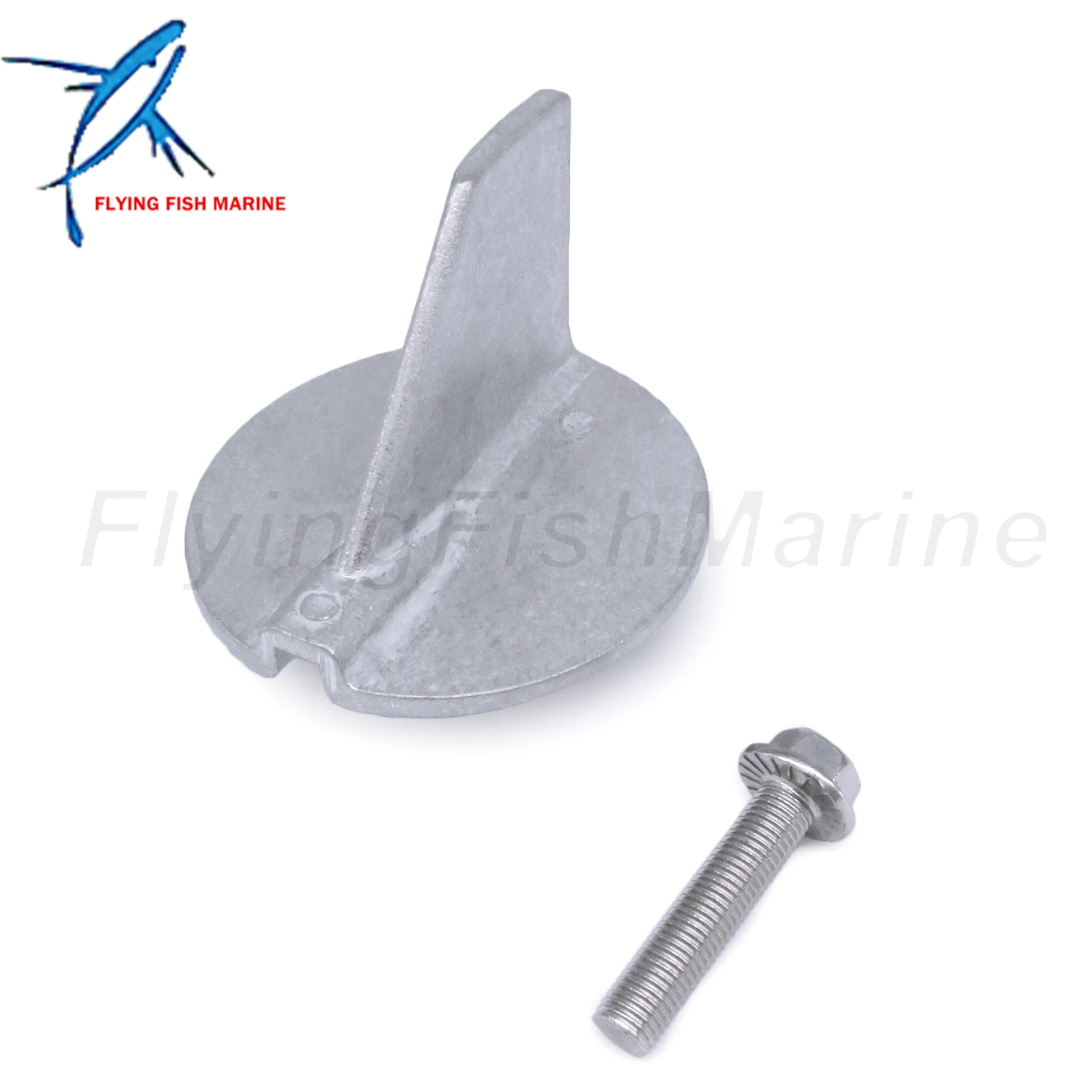Outboard Engine 6E5-45371-01 Tab Trim Anode for Yamaha Boat Motor 115HP-225HP 2/4-stroke, 18-6097