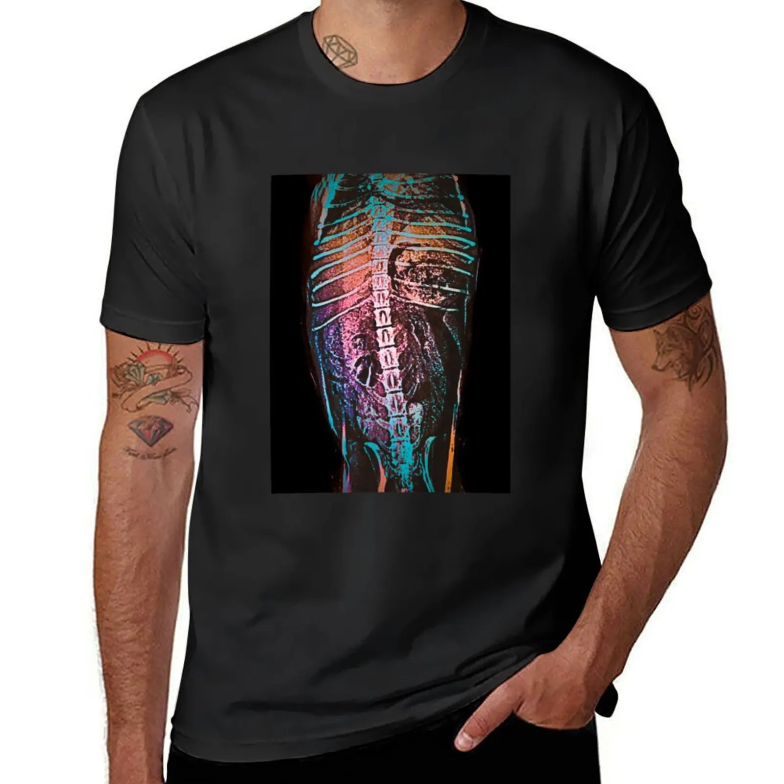 

Dog X-ray Skeleton T-Shirt plus sizes tees men graphic t shirts