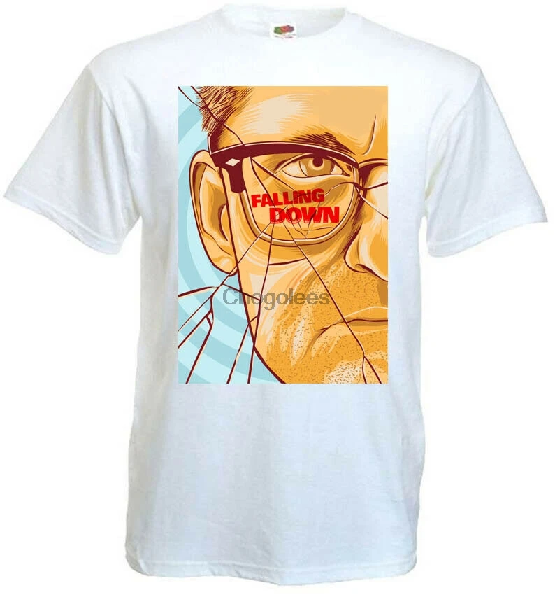 Falling Down v7 Michael Douglas T-shirt movie poster white all sizes S-5XL |