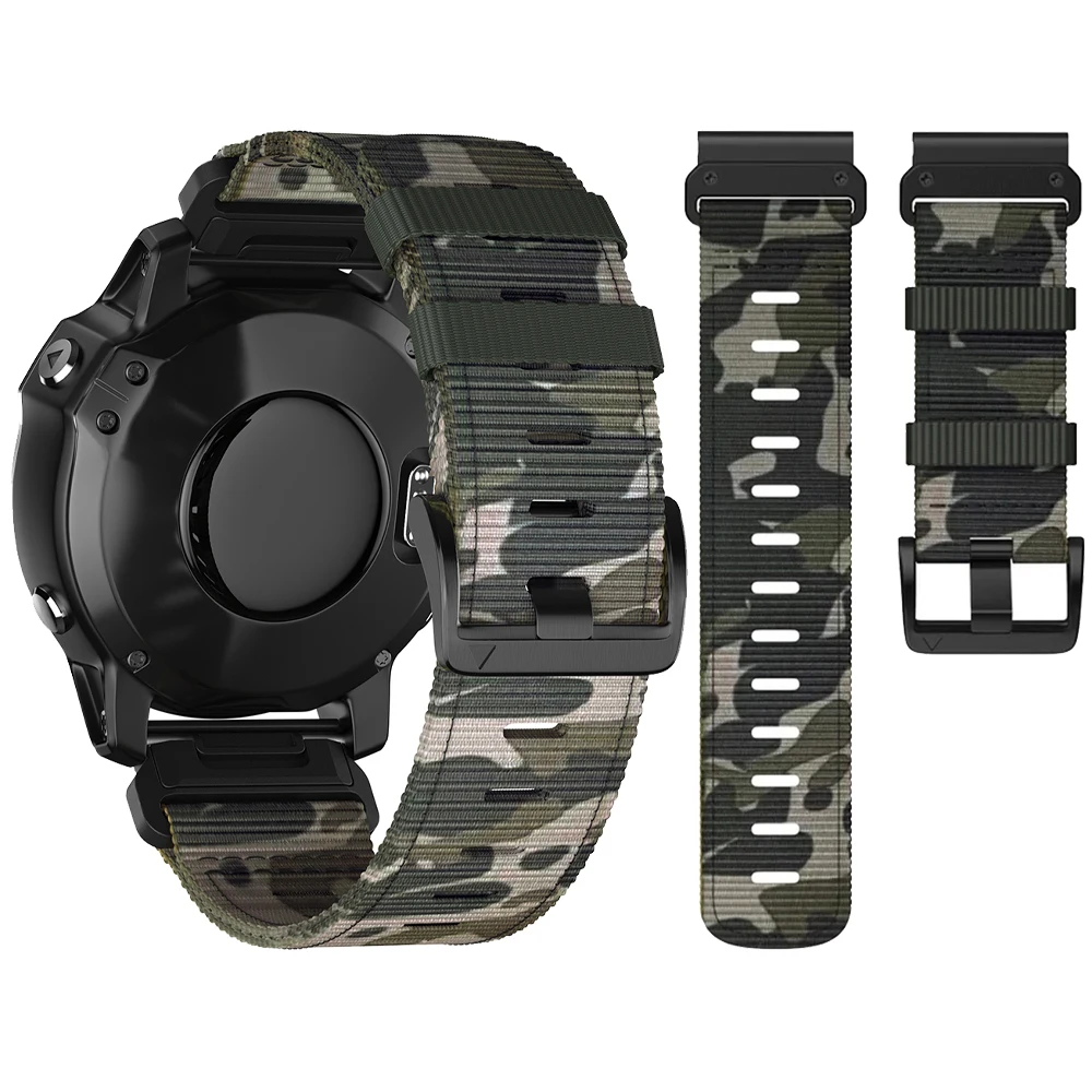 Nylon QuickFit Sports Woven Bracelet - 26mm & 22mm Strap