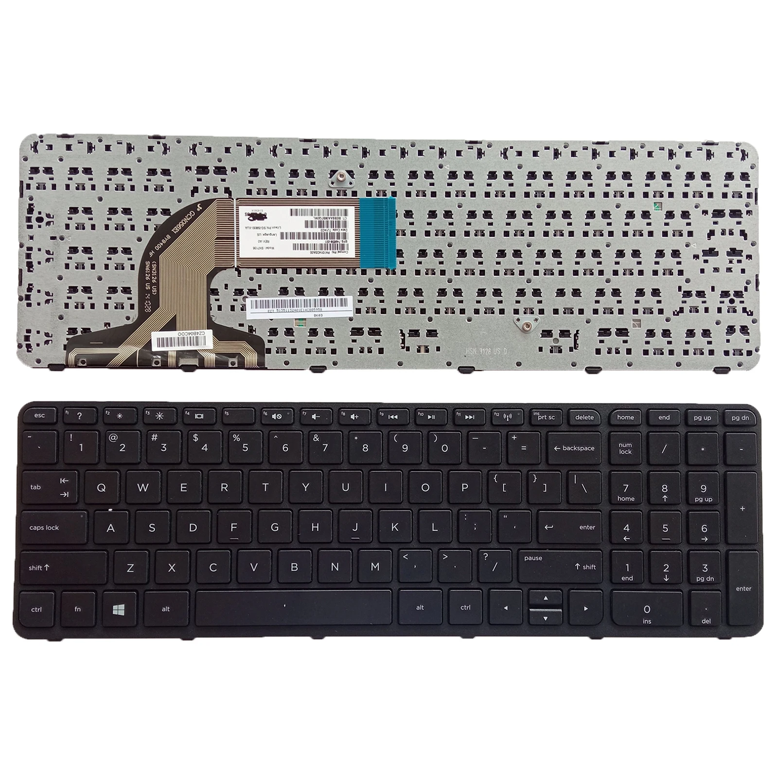 Клавиатура US для HP pavilion 15-N