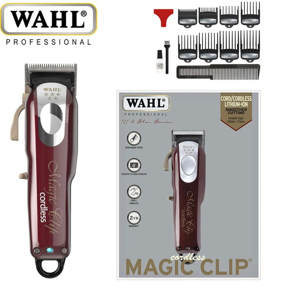 Wahl Professional Star Cordless Magic Clip Hair Clipper with 100+ Minute Run Time for and - AliExpress Mobile