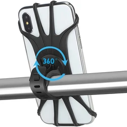 Universal Bike and Motorcycle Phone Holder (Black)
