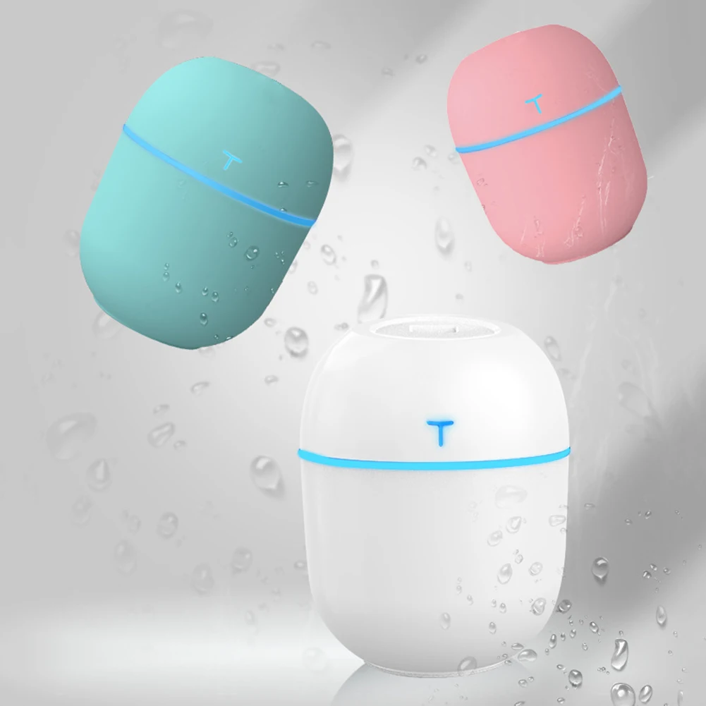 Air humidifier 200ML Mini Air humidifier USB Aroma Essential oil Diffuser Home Car Ultrasonic Mist maker Humidicador with LED lamp
