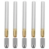 3pcs Pencil Holder Silver Pencil Extension Single for Colored Pencils Tools School Supplies Stainless Steel 6