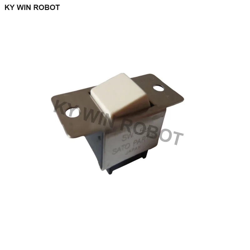 1pcs/lots Imported Japan SW-59 Boat Switch 6A125VAC 4-pin 2-position Rocker Switch with Fixed Bracket ac 250v 16a 4 pin on off i o 2 position dpst snap in boat rocker switch 28x21mm