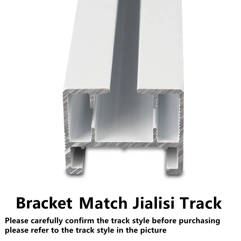 Top Mounting Bracket Metal Ceilling Mount Bracket For Jialisi Curtain Rails Installation Accessories