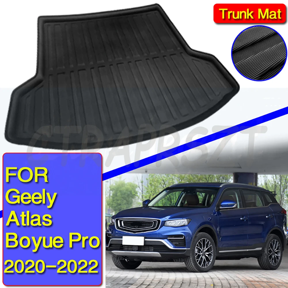 

Car Boot Mats For Geely Atlas Boyue Pro 2020-2022 Waterproof Carpet Muds Car Trunk Mats Storage Pads Auto Interior Accessories