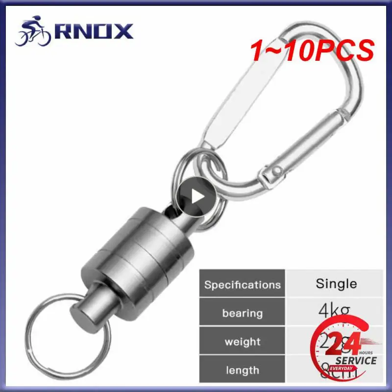 

1 ~ 10 шт. Прочный Магнитный карабин из алюминиевого сплава, карабин, брелок для кемпинга, альпинизма, защелка, замок, пряжка, снасть, рыбалка